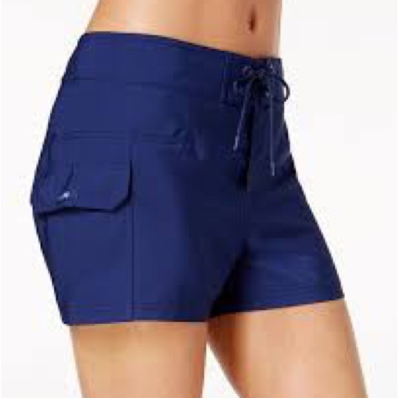 Jag Jeans Other - NWT Jag Blue Front Tie Swim Board Shorts Size L